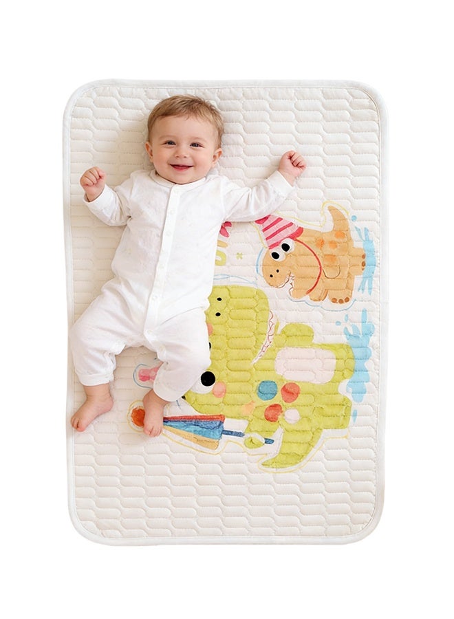 Vividorad Baby Waterproof Bed Pad Baby Diaper Changing Pad Liner Non-Slip Washable Toddler Potty Training Pads Reusable Portable Changing Table Pad Soft Cotton Waterproof Changing Pad Urine Pads for Travel Anti-side For Babies/Adults/Pets - Image 1